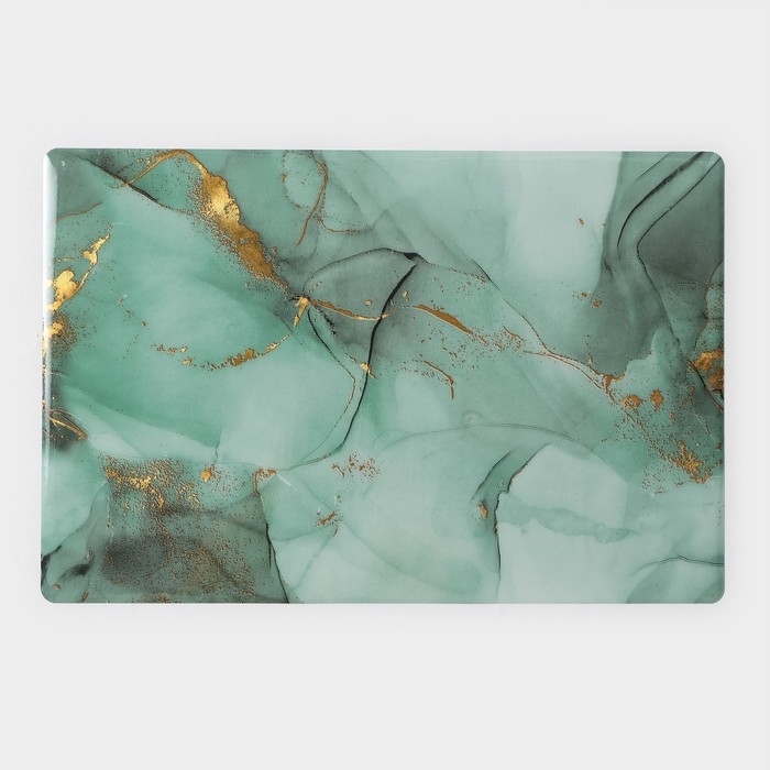 Салфетки сервировочные на стол Доляна «Мрамор», 4 шт, 30×45 см, цвет бирюзовый Салфетки сервировочные на стол Доляна «Мрамор», 4 шт, 30×45 см, цвет бирюзовый