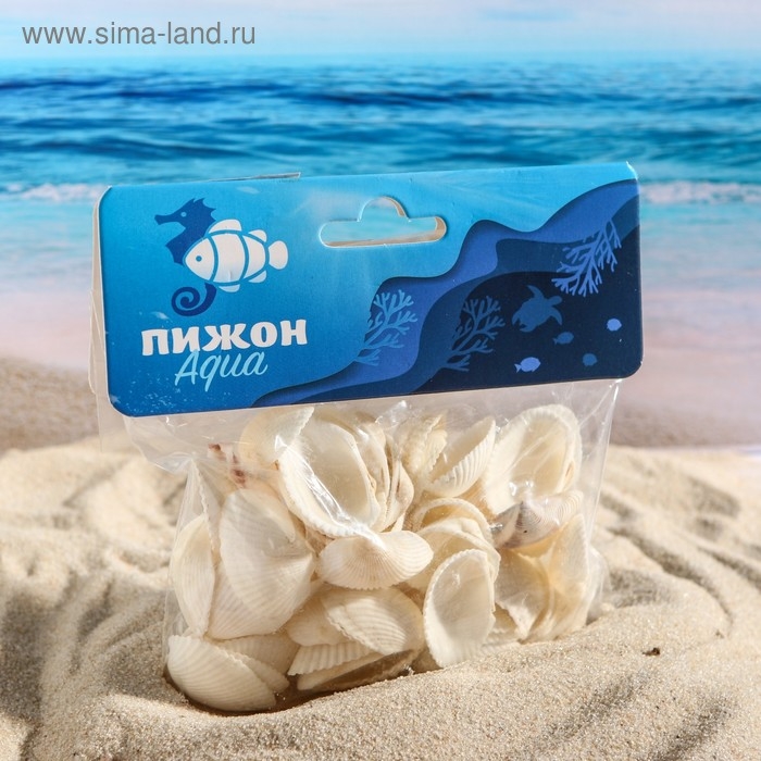 Набор ракушек, 2 - 3,5 см, 100 г Набор ракушек, 2 - 3,5 см, 100 г