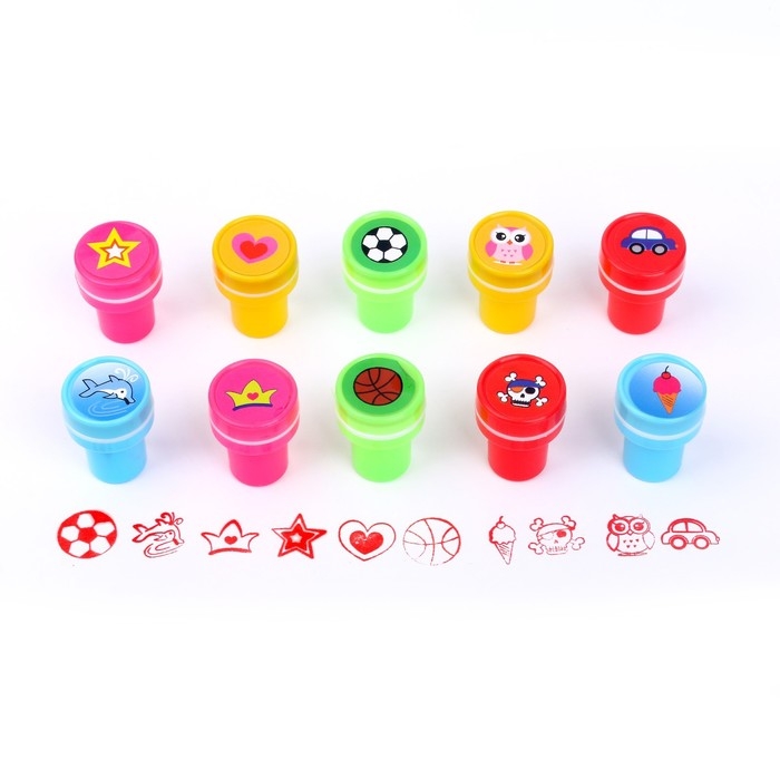 Печать цветная «Прелесть», набор 10 шт., МИКС