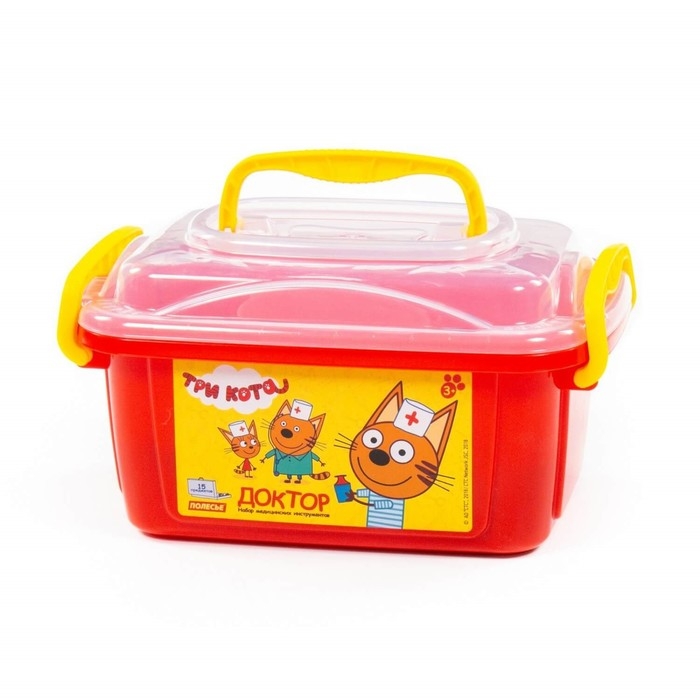 Игровой набор «Три Кота: Доктор», в контейнере, МИКС Игровой набор «Три Кота: Доктор», в контейнере, МИКС