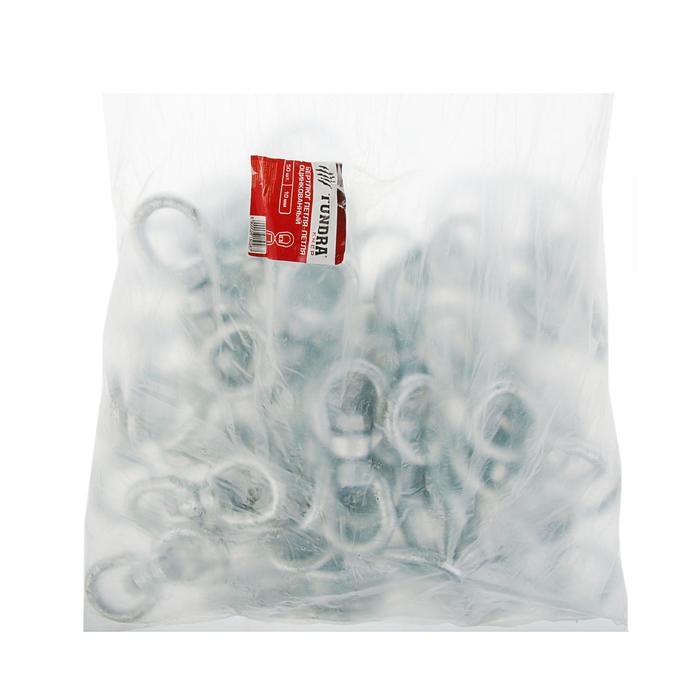 Вертлюг петля-петля ТУНДРА krep, 10 мм, оцинкованный Вертлюг петля-петля ТУНДРА krep, 10 мм, оцинкованный