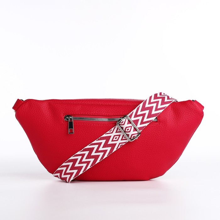 Сумка кросс-боди на молнии, цвет красный Сумка кросс-боди на молнии, цвет красный