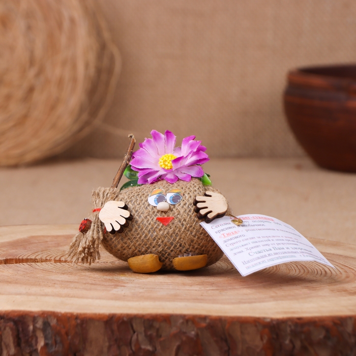 Оберег «Домовушка Тюха», микс Оберег «Домовушка Тюха», микс