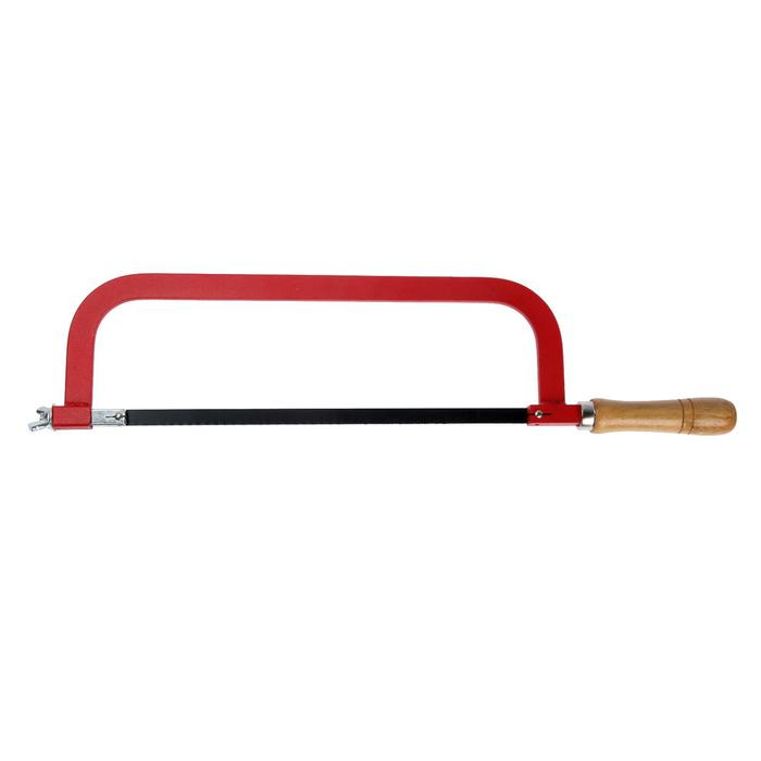 Ножовка по металлу ТУНДРА, деревянная ручка, два угла установки полотна, 300 мм Ножовка по металлу ТУНДРА, деревянная ручка, два угла установки полотна, 300 мм