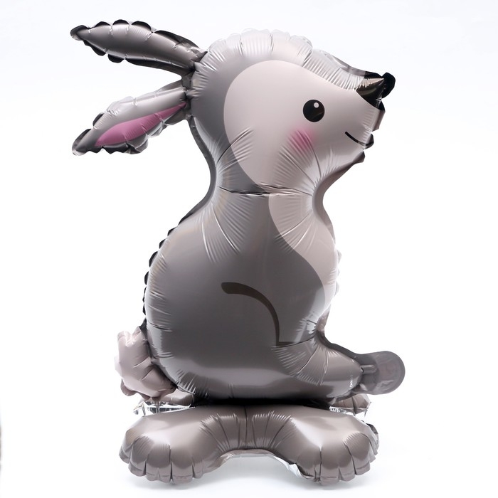 Шар фольгированный 15 Шар фольгированный 15" «Заяц», на подставке, под воздух