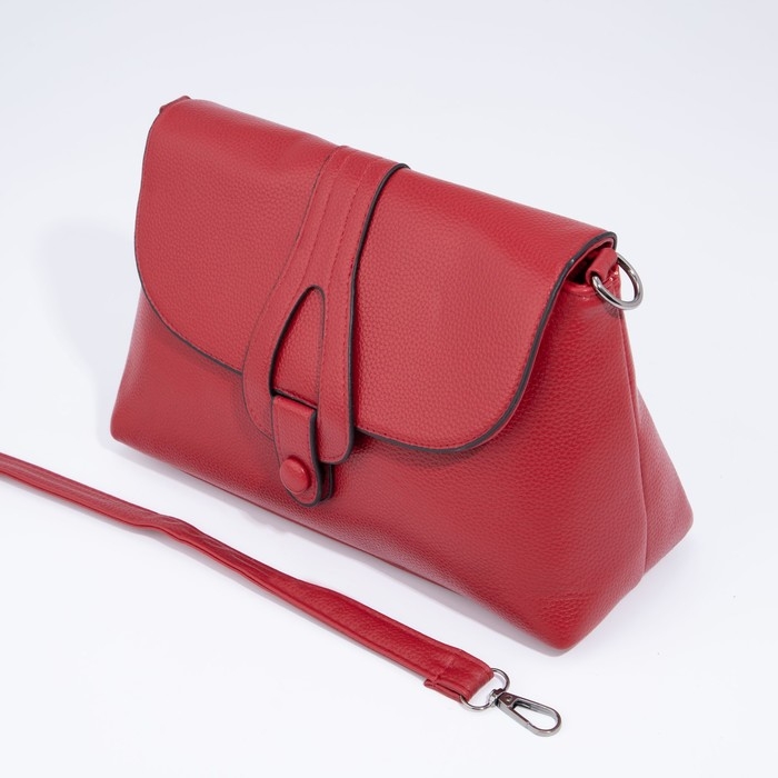 Сумка-мессенджер на молнии, цвет красный Сумка-мессенджер на молнии, цвет красный