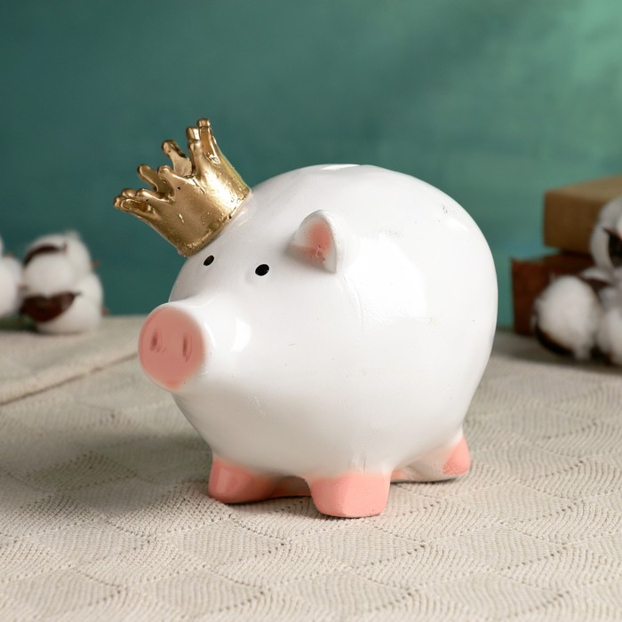 Копилка Копилка "Свинка принцесса" 15х12х17см