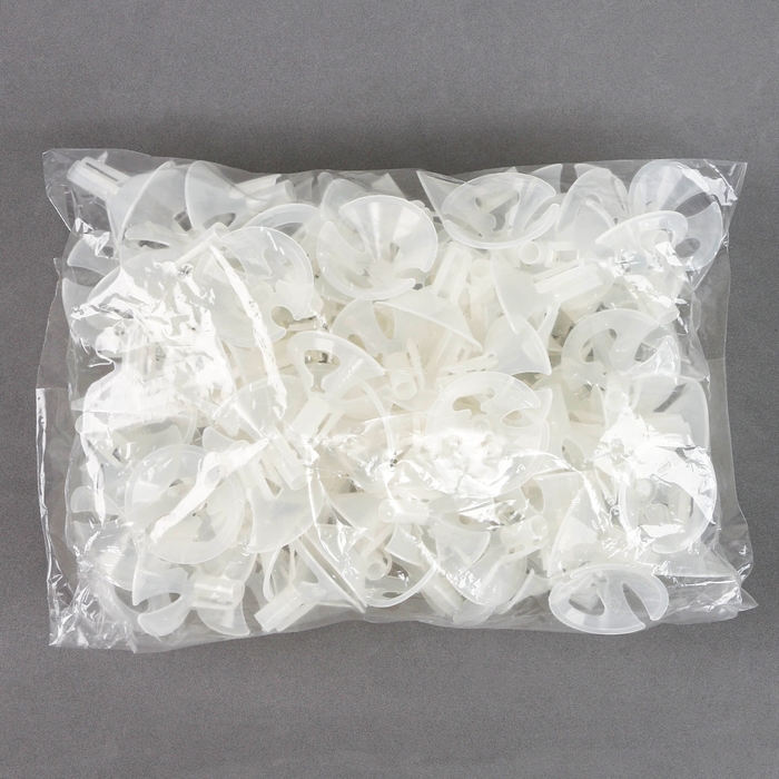 Держатель-зажим для шаров, d=5 мм, цвет прозрачный, набор 100 шт. Держатель-зажим для шаров, d=5 мм, цвет прозрачный, набор 100 шт.