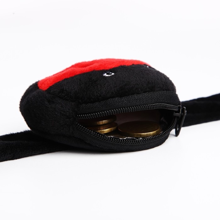 Кошелёк-браслет на молнии, цвет чёрный Кошелёк-браслет на молнии, цвет чёрный