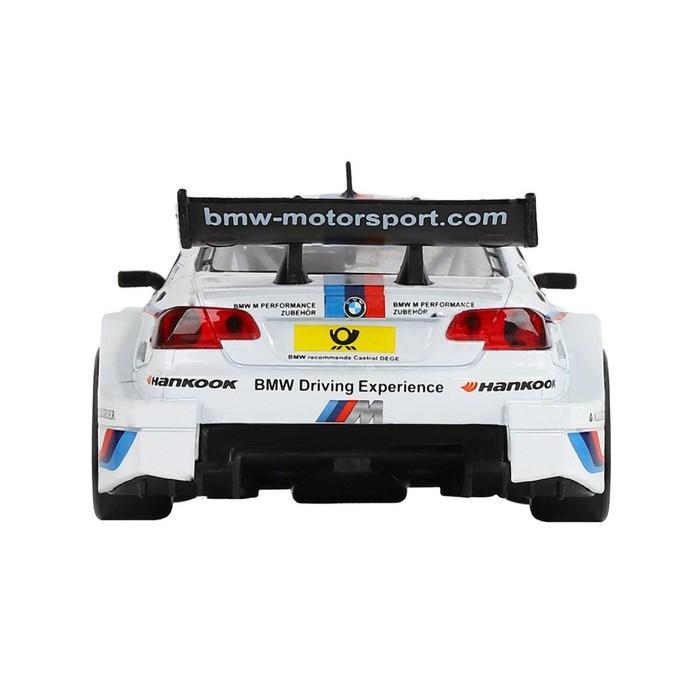 Машина металлическая BMW M3 DTM 1:32, инерция, световые и звуковые эффекты, открываются двери, цвет белый Машина металлическая BMW M3 DTM 1:32, инерция, световые и звуковые эффекты, открываются двери, цвет белый