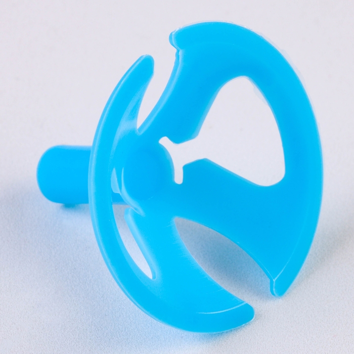 Держатель-зажим для шаров, d=5 мм, цвет голубой, набор 100 шт. Держатель-зажим для шаров, d=5 мм, цвет голубой, набор 100 шт.