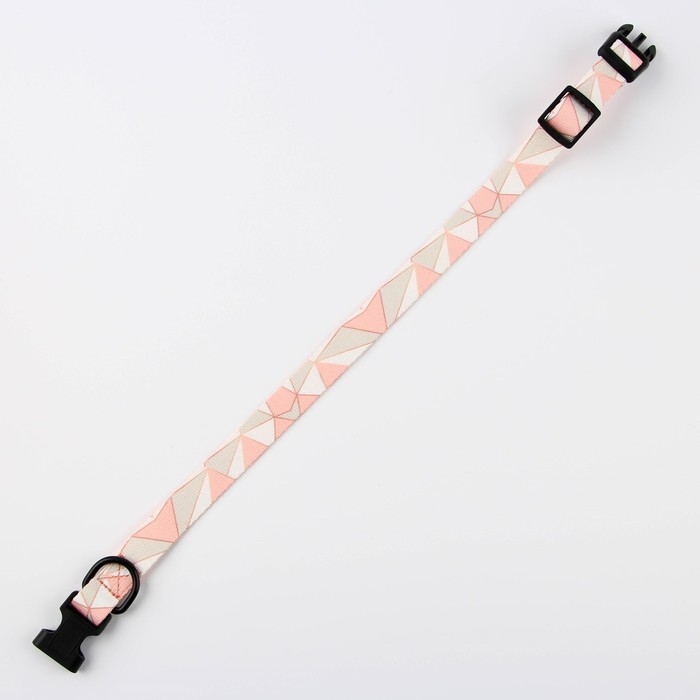 Набор &laquo;Ромбы&raquo;, застёжка - фастекс, поводок 2 м и ошейник 28-46 см