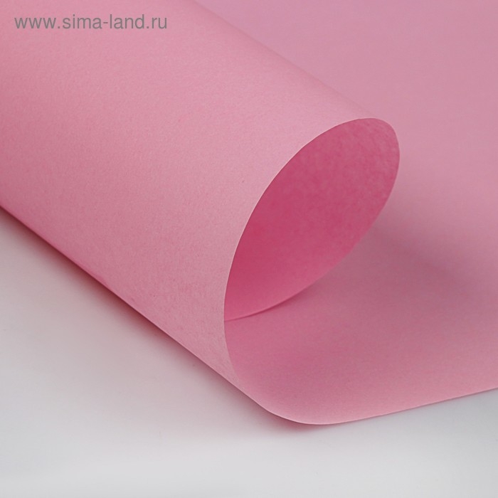 Пергамент флористический Пергамент флористический "Розовый", 0,5 х 10 м, 58 г/м2