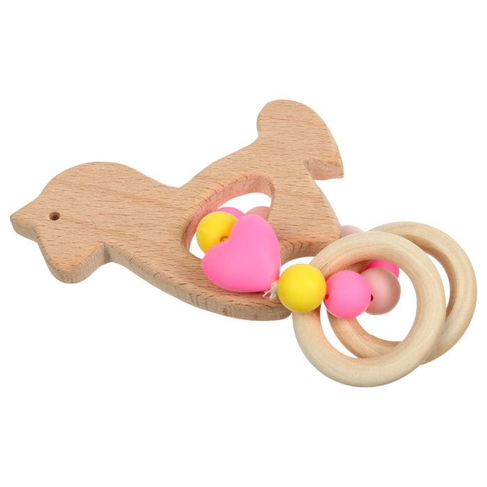 Подарочный набор: Держатель для соски-пустышки и прорезыватель «Принцесса», Mum&Baby Подарочный набор: Держатель для соски-пустышки и прорезыватель «Принцесса», Mum&Baby