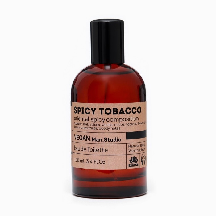 Туалетная вода мужская Vegan Man Studio Spicy Tobacco, 100 мл (по мотивам Tobacco Vanilla (Tom Ford) Туалетная вода мужская Vegan Man Studio Spicy Tobacco, 100 мл (по мотивам Tobacco Vanilla (Tom Ford)