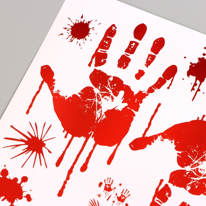 Наклейка 3Д интерьерная Хоррор 45*30см Наклейка 3Д интерьерная Хоррор 45*30см