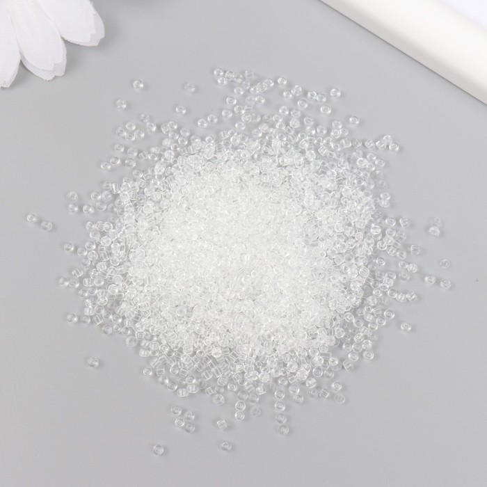 Бисер стекло 12/0  Бисер стекло 12/0 "Прозрачный" 450 гр