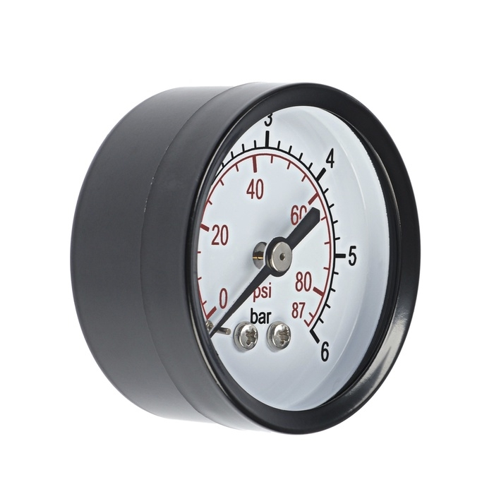 Манометр ZEIN, аксиальный, диаметр корпуса 50 мм, 6 бар, 1/4 Манометр ZEIN, аксиальный, диаметр корпуса 50 мм, 6 бар, 1/4"