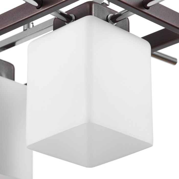 Люстра 2731/3 E27 40Вт коричнево-хромовый 50х27х28 см BayerLux Люстра 2731/3 E27 40Вт коричнево-хромовый 50х27х28 см BayerLux