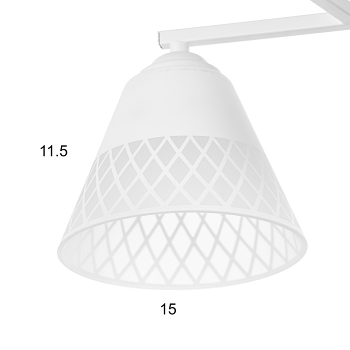 Люстра Люстра "Ронан" 2хЕ27 40Вт белый 40х28 см