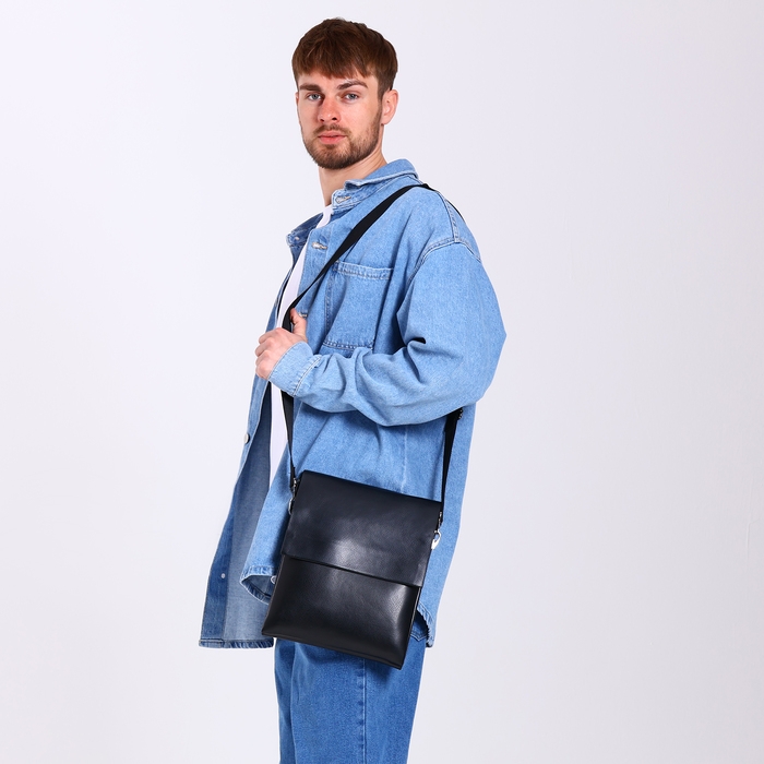 Сумка мужская, цвет чёрный Сумка мужская, цвет чёрный