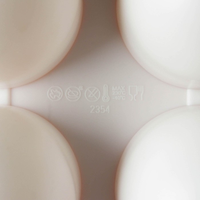 Форма для муссовых десертов и выпечки KONFINETTA «Шарики», 29,7×17,4×3,7 см, 8 ячеек, цвет белый Форма для муссовых десертов и выпечки KONFINETTA «Шарики», 29,7×17,4×3,7 см, 8 ячеек, цвет белый