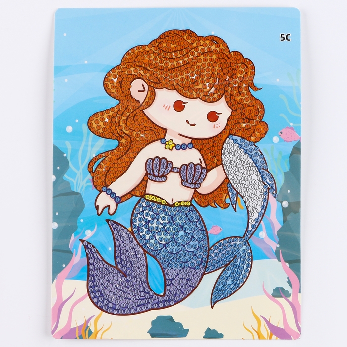 Алмазная вышивка с частичным заполнением «Адель», 13,7 × 18,3 см, картон