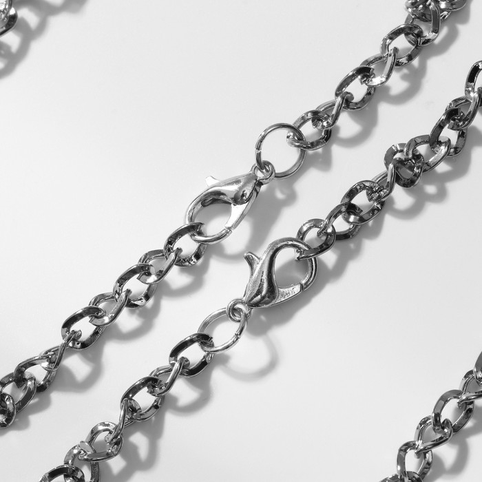 Браслеты «Неразлучники» скейт с ключиками, цвет сине-розовый в серебре, 17 размер