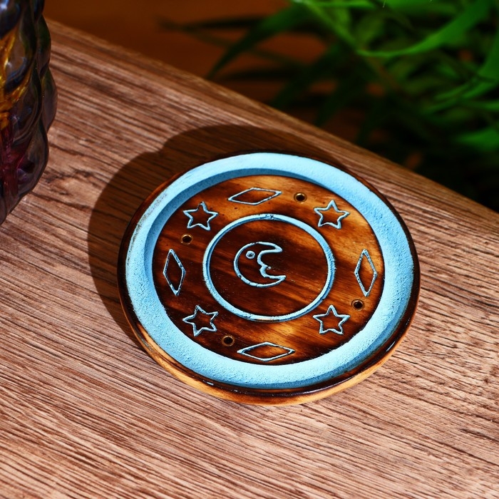 Подставка под благовония  Подставка под благовония "Небесное счастье" 10х10х1 см МИКС