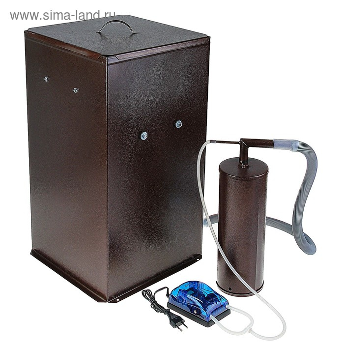 Коптильня холодного копчения Коптильня холодного копчения "Дым Дымыч" 01Б, дымогенератор, 50 л, коричневая