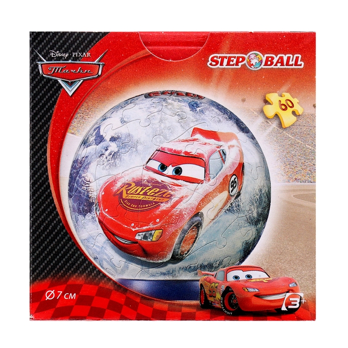 Пазл-шар «Тачки», 60 элементов Пазл-шар «Тачки», 60 элементов