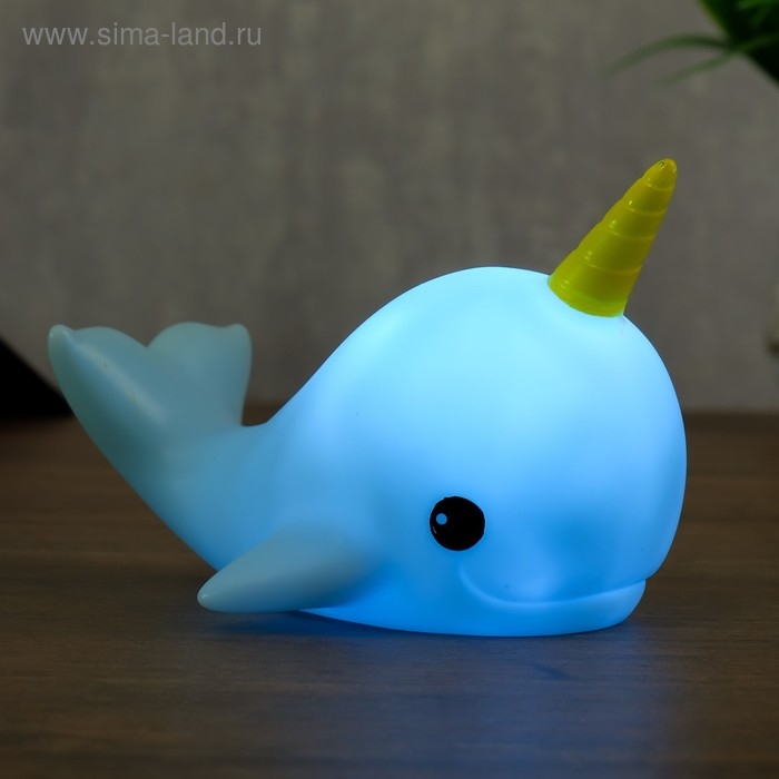 Ночник Ночник "Сказочный дельфин" LED батарейки 3xLR44 МИКС 14х11,5х10 см RISALUX