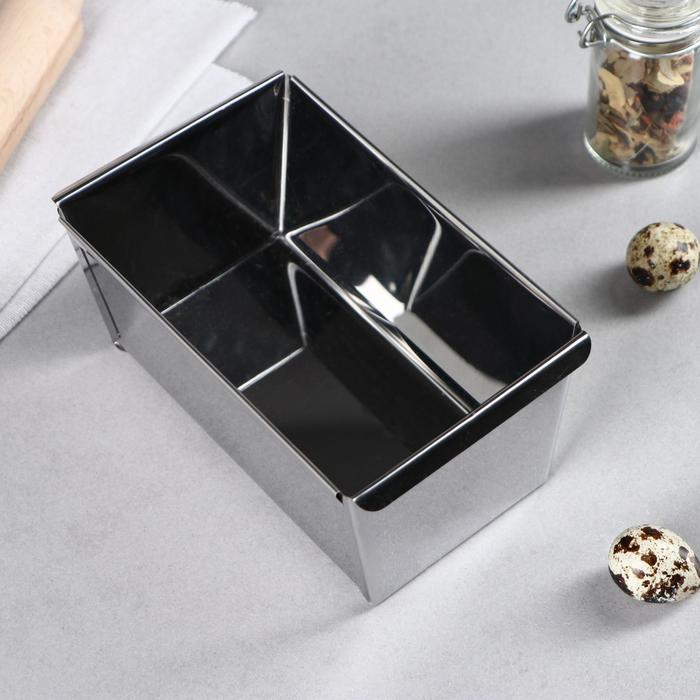 Форма для выпечки «Хлеб», h-8 см, 10 х 15 см, 1 л Форма для выпечки «Хлеб», h-8 см, 10 х 15 см, 1 л