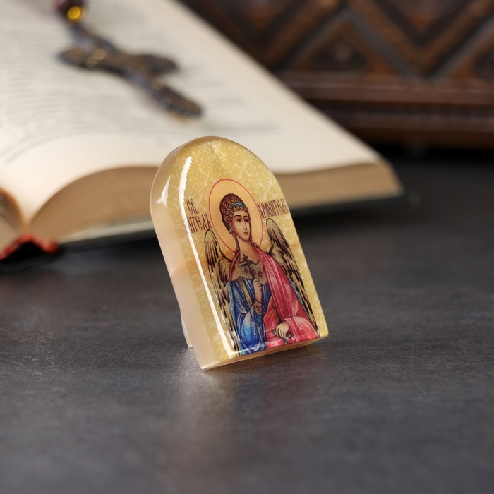 Икона  Икона "Ангел Хранитель", селенит