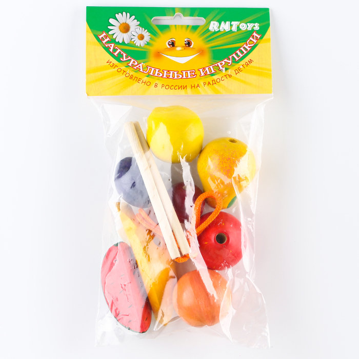 Бусы «Фрукты-ягоды» цветные Бусы «Фрукты-ягоды» цветные