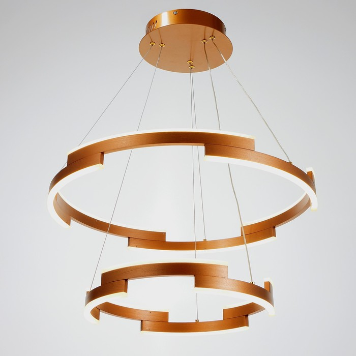 Люстра 1511/2 LED 65Вт 3000-6000К золото 60х60х106 см BayerLux