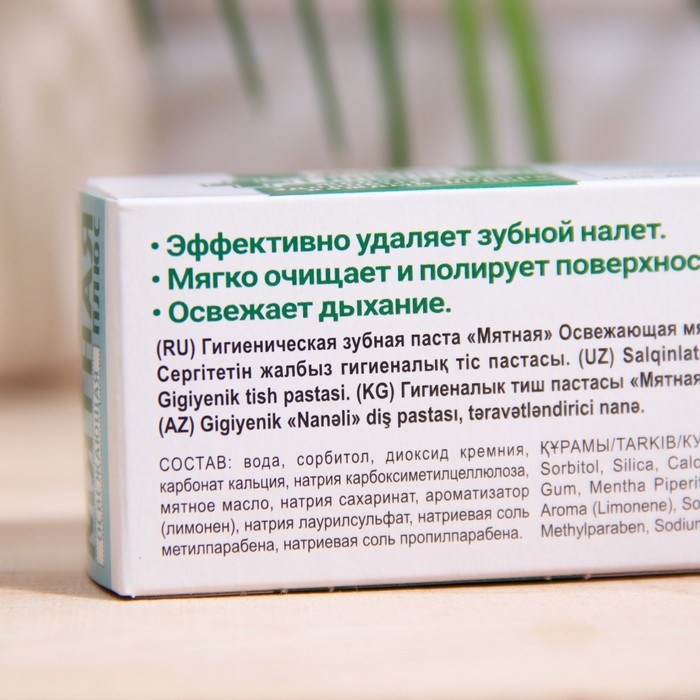 Зубная паста Весна Главаптека  Зубная паста Весна Главаптека "Мятная", 90 г, в пенале