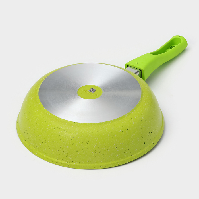 Сковорода Trendy style, d=24 см, съёмная ручка, антипригарное покрытие, цвет зелёный Сковорода Trendy style, d=24 см, съёмная ручка, антипригарное покрытие, цвет зелёный