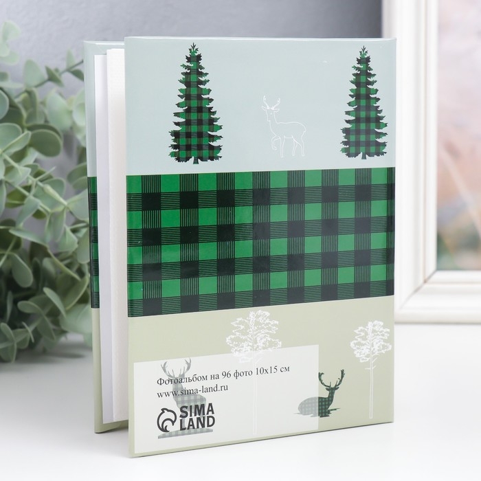 Фотоальбом на 96 фото 10х15 см  Фотоальбом на 96 фото 10х15 см "Тёплые воспоминания в холодное время года" 16,5х12х5,5 см