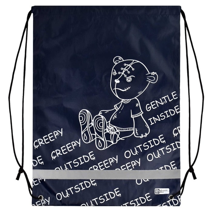 Мешок для обуви 480 х 360 мм, Феникс, шелкография,  Мешок для обуви 480 х 360 мм, Феникс, шелкография, "Мишка"