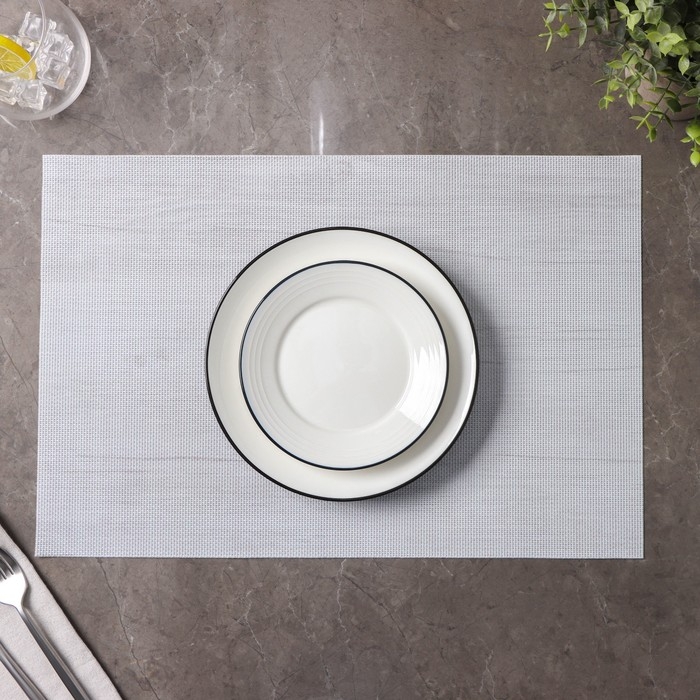 Салфетки сервировочные на стол Доляна «Дерево», 4 шт, 45×30 см, цвет молочный Салфетки сервировочные на стол Доляна «Дерево», 4 шт, 45×30 см, цвет молочный