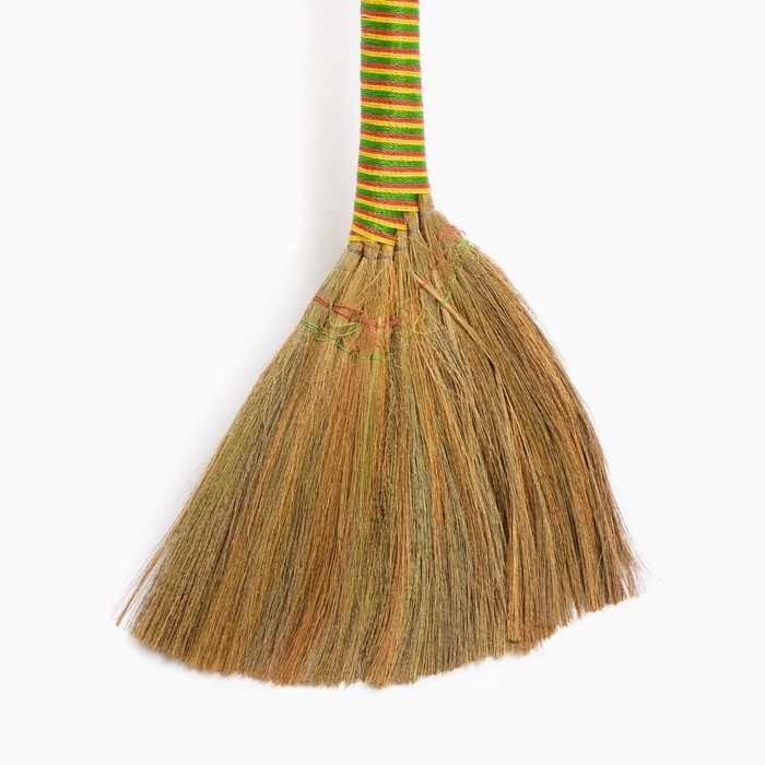 Веник рисовый с бамбуковой ручкой, 30х80 см, микс Веник рисовый с бамбуковой ручкой, 30х80 см, микс