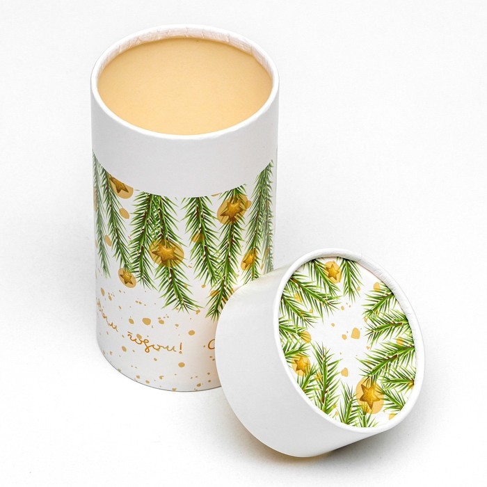 Коробка  Коробка "С Новым годом" завальцованная без окна 8 х 14,5 см