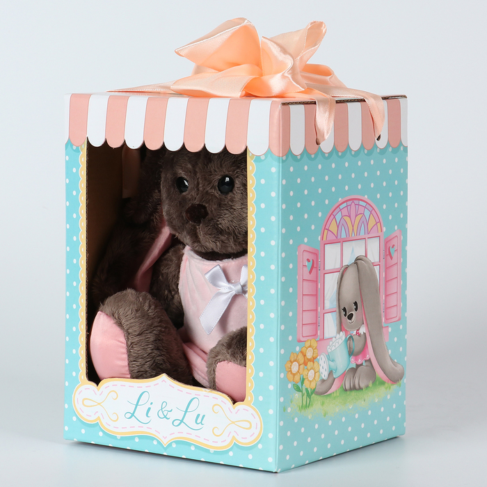 Мягкая игрушка «Леди Li», заяц, 25 см Мягкая игрушка «Леди Li», заяц, 25 см