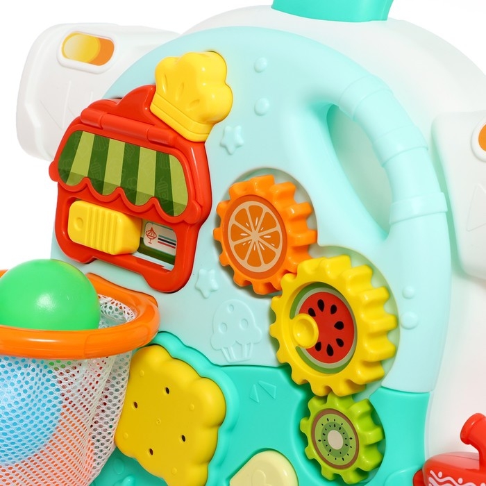 Столик-ходунки 4 в 1, звук, цвет голубой Столик-ходунки 4 в 1, звук, цвет голубой