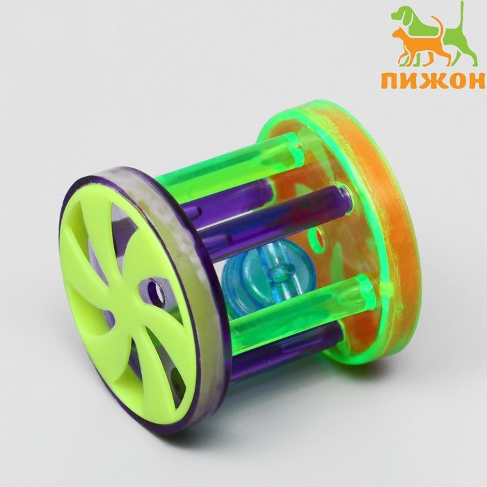 Игрушка для кошек с бубенчиком  Игрушка для кошек с бубенчиком "Арена", 4 см, микс цветов
