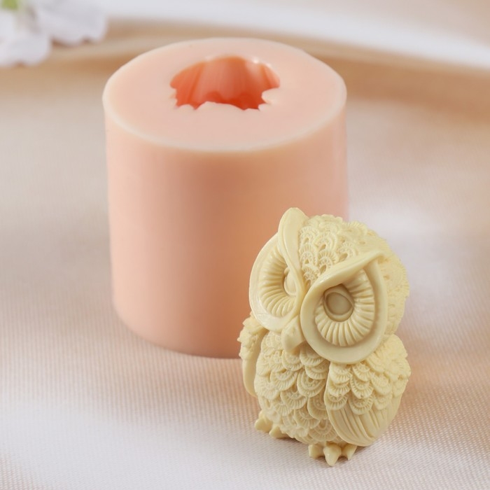 Молд силиконовый Молд силиконовый "Сова2" (издел. 5,5х3,4х4,3 см)