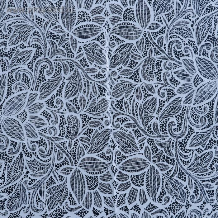 Скатерть без основы многоразовая «Ажур», 120×180 см, прозрачная