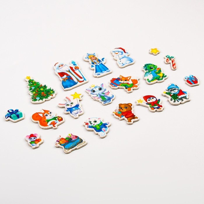 Развивающие магниты «Новый год» Развивающие магниты «Новый год»