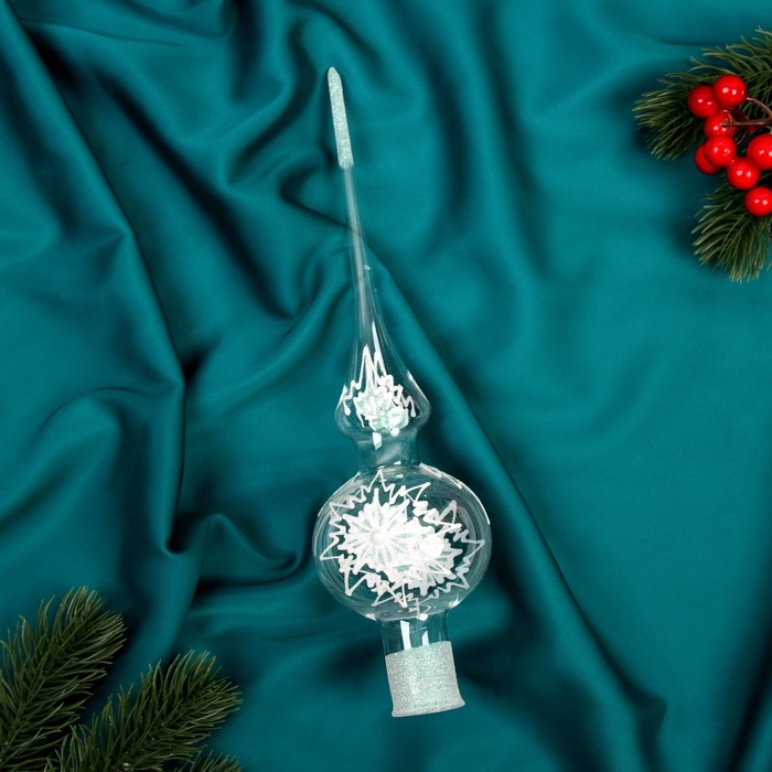 Верхушка Верхушка "Снежинка снежная", в подарочной упаковке